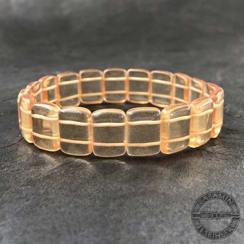 Sıkma Kehribar Şaffaf Rolex Model Bileklik