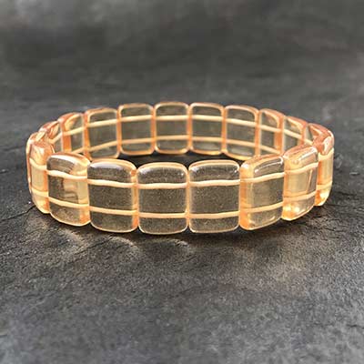 Sıkma Kehribar Şaffaf Rolex Model Bileklik