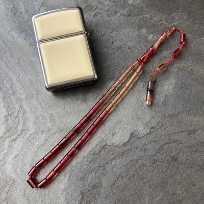 4x7mm Pembe Süzme Dizim Kesme Model Tesbih