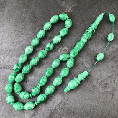 10x14mm Beyzi Kesim Galanit Tesbih
