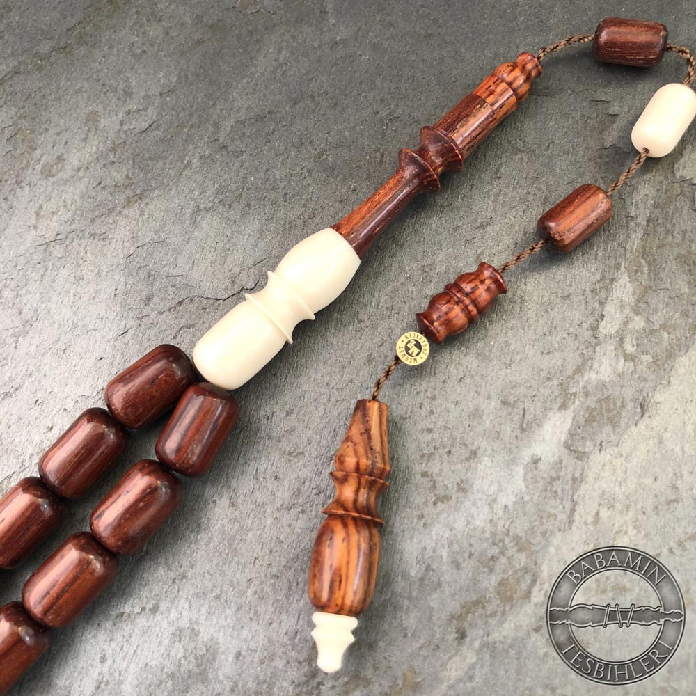cocobolo ağacı tesbih imamesi