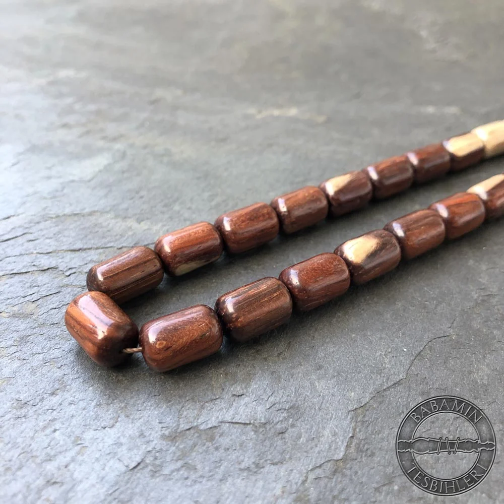alacalı kapsül model cocobolo ağacı tesbih taneleri