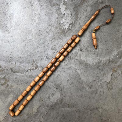 7x11mm Kapsül Model Gümüş Çakmalı Kuka Tesbih