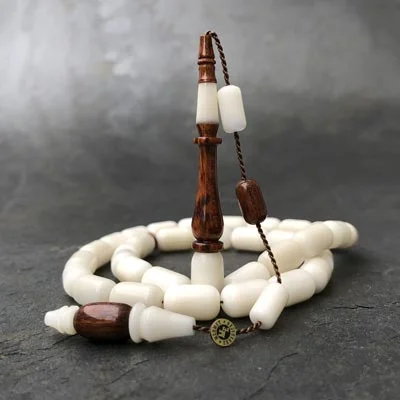 7x11mm Kapsül Model Yılan Ağacı Karışımlı Narçıl Tesbih