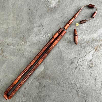 7x11mm Kesme Model Yılan Ağacı Tesbih