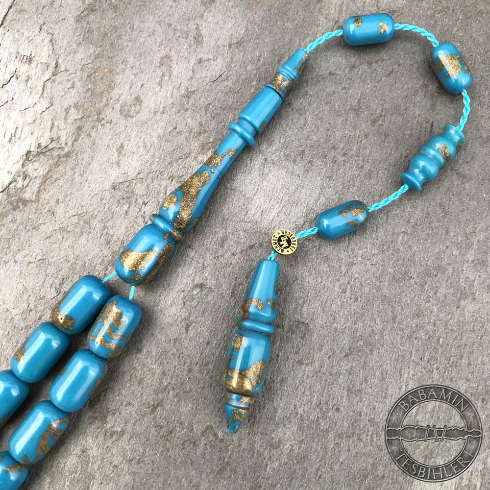 7x11mm turkuaz arizona katalin tesbih imamesi