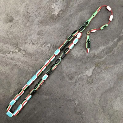7x11mm Karışık Renkli Kapsül Model Arizona Katalin Tesbih