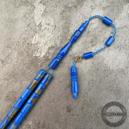 5,5×9,5mm Koyu Mavi Kesme Model Arizona Katalin Tesbih