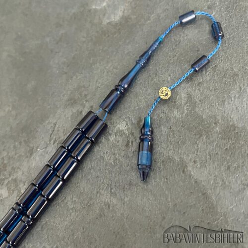 5,5×9,5mm Lacivert Kesme Model Tesbih