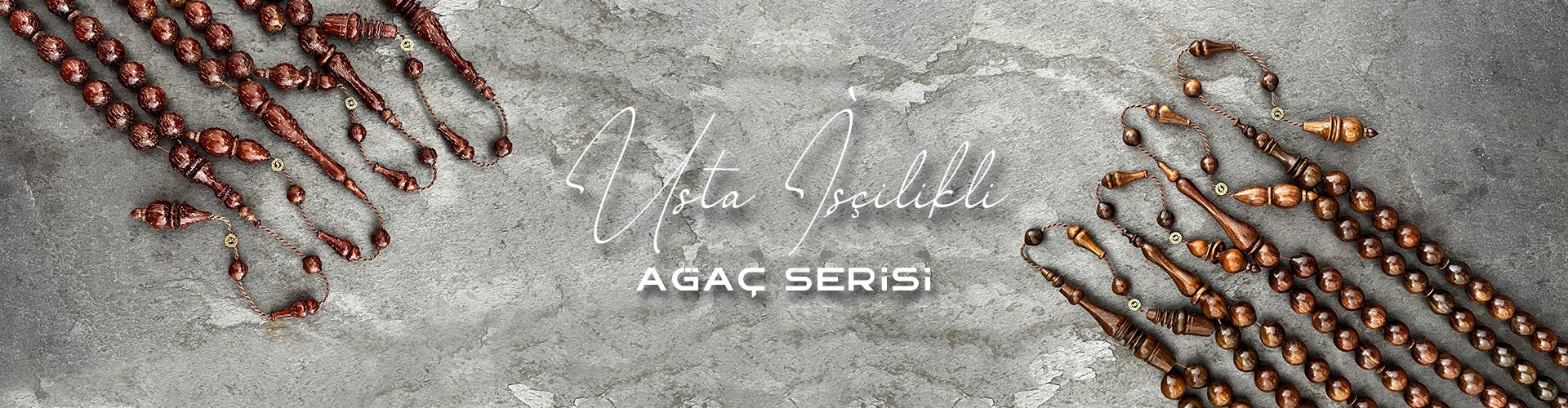 Usta İşçilikli Ağaç Tesbihler