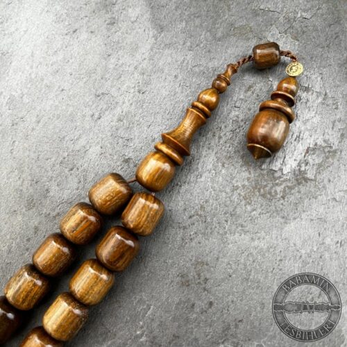 11x13mm Kapsül Maskot Model Kahverengi Pelesenk Ağacı Tesbih
