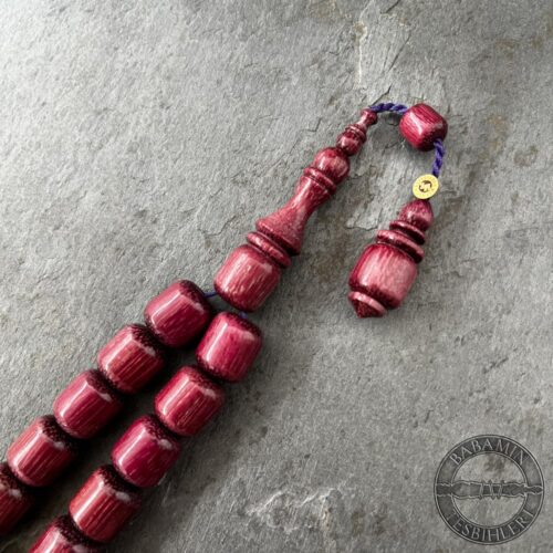 11x13mm Kapsül Maskot Model Mor Gül Ağacı Tesbih