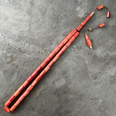 7x11mm Kesme Model Japon Kiraz Ağacı Tesbih
