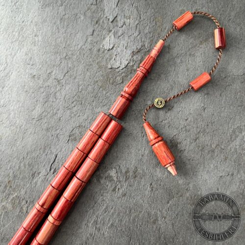 7x11mm Kesme Model Japon Kiraz Ağacı Tesbih