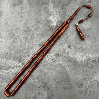 5,5×9,5mm Kesme Model Yılan Ağacı Tesbih
