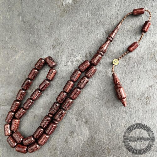 7x11mm Kapsül Model Azobe Ağacı Tesbih