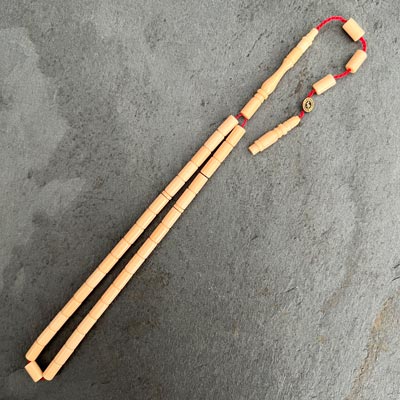 4x7mm Krem Rengi Küçük Boy Kesme Model Tesbih