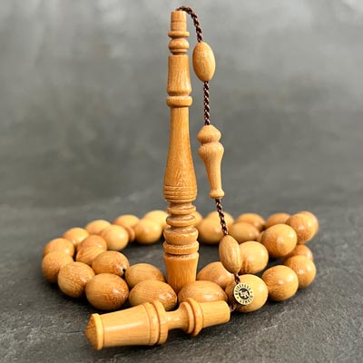 9x12mm Limon Ağacı Tesbih – Mevlevi İmameli Beyzi Model