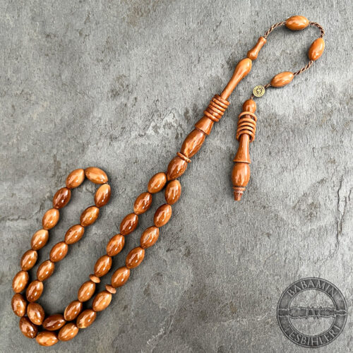 6,5x11mm Yoğun Halkalı İmameli ve Hitameli Beyzi Model Kuka Tesbih