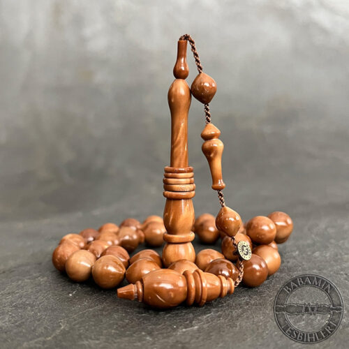 9x10mm Halkalı Sülün İmame İşçilikli Uçlu Küre Model Kuka Tesbih
