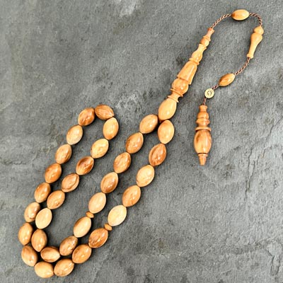9x13mm Beyzi Model Açık Renk Kuka Tesbih