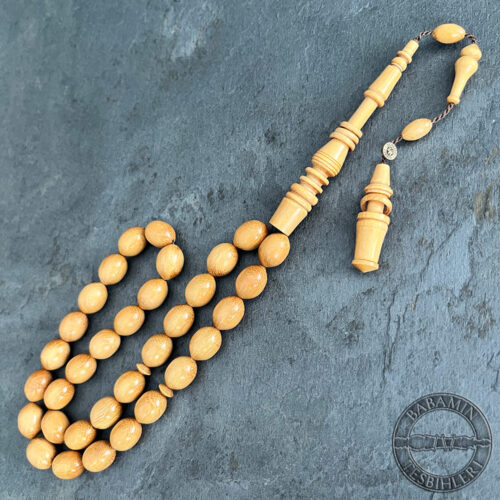 9x12mm Limon Ağacı Tesbih – Halkalı Mevlevi İmameli Beyzi Model