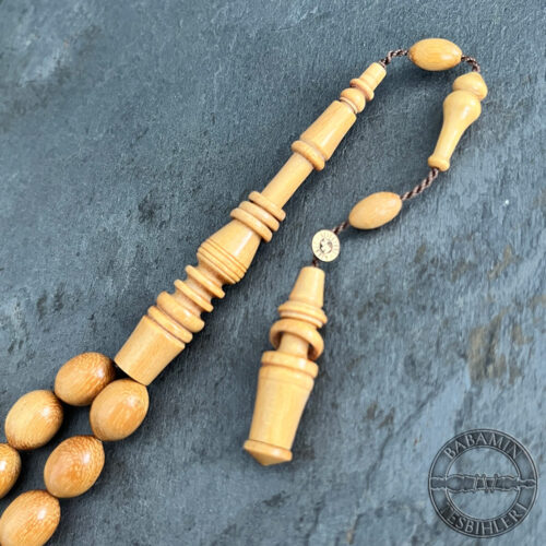 9x12mm Limon Ağacı Tesbih – Halkalı Mevlevi İmameli Beyzi Model