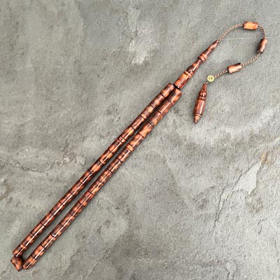 6,5×10,5mm Kesme Model Yılan Ağacı Tesbih