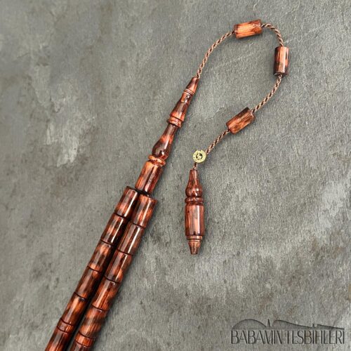 6,5×10,5mm Kesme Model Yılan Ağacı Tesbih