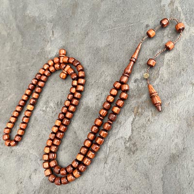 99’luk 7x7mm Kapsül Model Yılan Ağacı Tesbih