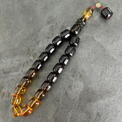 11x13mm Dumanlı Süzme Dizim Kapsül Maskot Model Tesbih