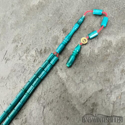 4x7mm Turkuaz Küçük Boy Kesme Model Tesbih