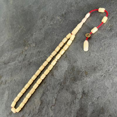 4×6,5mm Küçük Boy Kapsül Model Damla Kehribar Tesbih