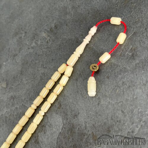 4×6,5mm Küçük Boy Kapsül Model Damla Kehribar Tesbih