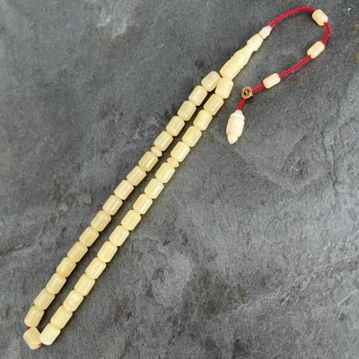 6×8,3mm Kapsül Model Damla Kehribar Tesbih