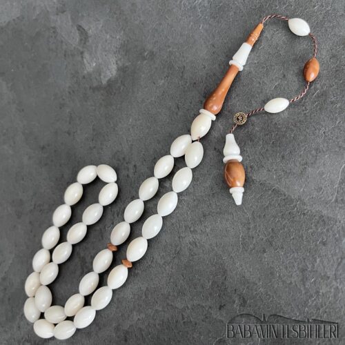 7x11mm Kuka Eklemeli Beyzi Model Narçıl Tesbih